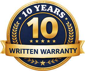 10 Year Warranty Badge